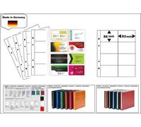25 Look 1-7404 Porta Biglietti da Visita Premium Formato 210x255 MM 8 scomparti