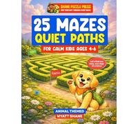 25 Mazes: Large, Simple Mazes Designed for Calm Focus - A Sensory-Friendly Puzzle Book for Neurodivergent Kids Including ADHD & Autism Animal theme