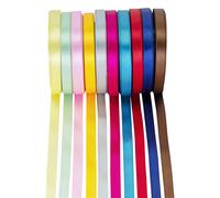 25 Metri Bellissimo Bilaterale Raso Nastro Premium - 23mm/ 25mm/40mm/50mm Ampio
