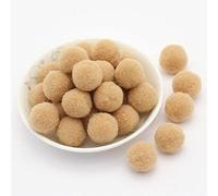 25 mm, circa 36 pezzi mini pompon colorati per il fai da te, palline in feltro colorate, piccole palline di peluche soffici per decorare, abbellire, cucire, fai da te, artigianato creativo, cachi