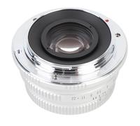 25 Mm F1.7 LENS PRIMA, Focus Manuale Fisso Cameran, Lente per Telecamera a Montaggio NEX per A6400 A6500 A6600 10 1 A7II A73 (SILVER)