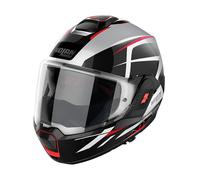 -25% NOLAN N120-1 NIGHTLIFE N-COM METAL WHITE RED BLACK