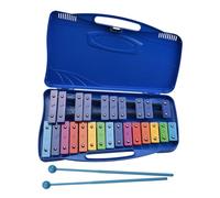 25 Note Glockenspiel Xilofono Bussare A Mano Xilofono Percussioni Ritmo Strumento Didattico Educativo Musicale (Color : Blue)