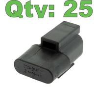 (25) Nuovo TE Connectivity/Tedesco DT04-2P-RT01 che Chiude Diodo Connettore