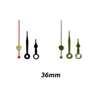 25 Pack Clock Making Kits Black Gold Metal Hand Quartz Movement Mechanism Repair