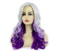 25'' Parrucche Lunghe Ombre Per Le Donne Capelli Naturali Resistenti Al Calore Cosplay Halloween Costume Party