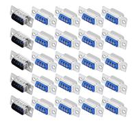 25 pc D-SUB DB9 da maschio 2 righe 9 perni Adattatore circuito connettori