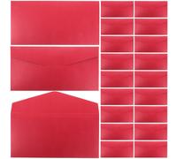25 Pcs Buste Da Lettere Partecipazioni Matrimonio Decorative Rosse Di Nozze