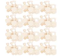 25 Pcs Cippato Di Legno Ornamenti Artigianali in Artigianato Del