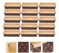 25 Pcs Food Packaging Vassoio Per Torta Teglie Di Carta Il Pane Torte