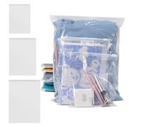 25 Pcs Sacchetti da Viaggio Impermeabili con Zip, Sacchetti Buste Sottovuoto Salvaspazio, Multifunzione Organizer Sacchetti Bustine Trasparenti Richiudibili per Vestiti Biancheria Intima Cosmetico