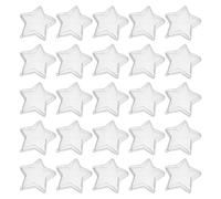 25 Pcs Scatole Di Caramelle Trasparenti Decorazione Stella Sospesa Per Dolcetti