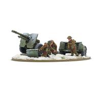 25 PDR LIGHT HOWITZER WITH BRITISH INFANTRY CREW winter IN PLASTICA E METALLO wa