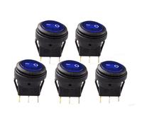 25 Pezzi 12V 20A Impermeabile Rotonda on / Off Interruttore A Bilanciere Au4720