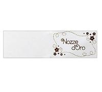 25 PEZZI Bigliettino Bomboniera NOZZE D ORO