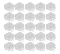 25 pezzi contenitore per cera per artiglio di gatto trasparente vassoio di fusione vuoto per cioccolatini fai da te creazione di sapone kit artigianale ideale per artigianato