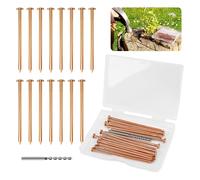 25 pezzi di chiodi di rame per uccidere il ceppo dell'albero