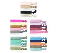 25 Pezzi Di Corda Annodata Per Capelli, Tra Cui Corda Elastica Per La Testa, Accessori Per Capelli Tutti I Giorni, Adatti Per Code Di Cavallo E Trecce Di Torsione.