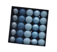 25 pezzi di palline decorative per l'albero di Natale per il cortile San