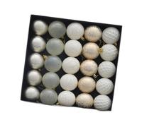 25 pezzi di palline decorative per l'albero di Natale per il cortile San