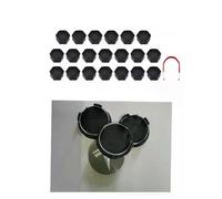 (25 pezzi grigio nero) Coprimozzi per mozzo ruota da 56 mm, 4 pezzi, 25 pezzi, 29 pezzi, compatibili