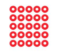 25 pezzi guarnizioni per bottiglie con tappo a battente in silicone rosso, guarnizioni per birra fatta in casa, rondelle di ricambio in stile Grolsch, accessori per la