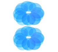 25 Pezzi Pellicola Adesiva per Luce Led, Fogli PET Multicolore | Plafoniere e Faretti a Soffitto, Si Rimuove senza Tracce, per Feste e Film, Effetto Correzione Colore