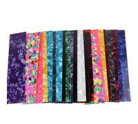 25 Pezzi Plettro Chitarra Punzone Personalizza Diy-Celluloid Foglio Film Strips