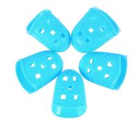 25 Pezzi Protezione Dita in Silicone Blu per Chitarra e Arpa | Comfortevoli e Traspiranti, Aiutano L'intonazione, Coprono la Punta, per Dita Durante L'esecuzione