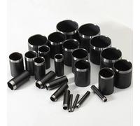 25 Pezzi Punzoni per Cuoio Rotondi - Set Fustelle da Taglio 1-25 mm con Bordi Affilati - Utensili per Lavorazione della Pelle per Cinturini, Tela e Occhielli