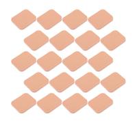 25 Pezzi Spugnetta per Make-up Quadrata Beige in Spugna Sintetica | Tessitura Ultrafine, Forma Rettangolare, per Cipria Pressata e Ritocchi in Movimento, Resistente alla Deformazione
