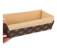 25 pezzi stampo plumcake, Muffa Della Scatola Di Carta Kraft, teglia da forno rettangolare, stampi per pandoro carta per teglie rettangolari, pirottini da forno rettangolari, stampi mini pandorini