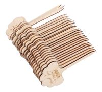 25 Pezzi Targhette per Piante in Legno, Etichette Scrivibili | Vasi e Giardinaggio, Resistenti alle Intemperie, Aiuta a Organizzare L’orto, Stile Naturale