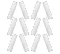 25 Pezzi Tasche Etichette Trasparente in PVC Adesivo per Archivi | Design Chiaro, Indice Visibile, per Raccoglitori, Cassette Scolastiche, Scaffali Negozio, Carta e Contenitori