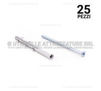 25 pezzi Tassello in nylon APS/V con vite 10x135mm TASSELLO ANCORANTE UNIVERSALE