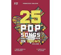 25 POP SONGS YOU SHOULD KNOW ON DRUMS (Volume 2): [English Edition]