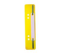 Fermafogli Durable - Z10891 Dorsini fermafogli 15x3,8 cm in metallo-plastica di colore giallo in confezione da 25 Pz.
