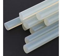 25 PZ COLLA A CALDO ADESIVO PER PISTOLA TEMOCOLLANTE TRASPARENTE 12 mm X 200 mm