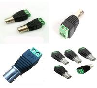 25 Pz. CONNETTORE BNC FEMMINA adattatore a vite telecamera balun cavo coassiale