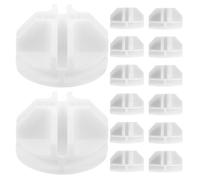 25 pz Connettori per Scaffali in Filo Metallico Cubi di Griglia Cubi