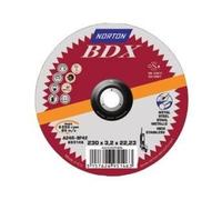25 PZ DISCHI ABRASIVI TAGLIO PER METALLI INOX NORTON BDX 230X3.2X22.23 ZIRCONIO
