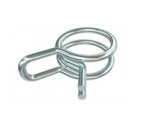 25 PZ FASCETTA DI TENUTA P/TUBO TRASPARENTE Diam 6 mm