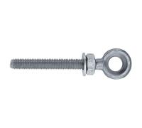 25 pz Fischer occhiolo forgiato M10x70 mm per tasselli espansione ancoranti