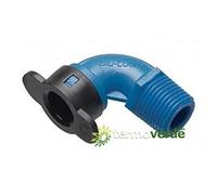 25 pz Gomito 90° Blu Lock / filetto M Orbit BL 410 - ½" x ¾"