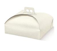 25 Scatole Porta Torta 19x19 cm Trasporto Paste Dolci Alimenti Confezione Regalo