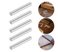 25 pz Spina di centraggio in acciaio inossidabile Asta diritta rotonda Staffe