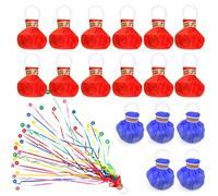 25 pz Tirare Attivato Palloncino Streamer Cannoni Per Celebrazioni, Decorazione Senza Disordine, Colori Vivaci Popper Per Matrimoni, Compleanni, Foto