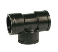 25 RACCORDI A T FEMMINA IRRITEC per tubi PE 16 mm. bassa pressione
