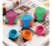 25 rocchetti di filo in silicone flessibile, per macchine da cucire e ricamare, per evitare che le code si srotolino, per la casa e il fai da te