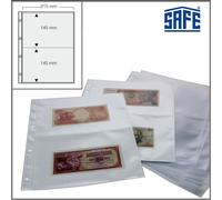 25 SAFE 5479 Manicotti Per Banconote A4 2 Tasche A5 215x145mm Einsteckblätter